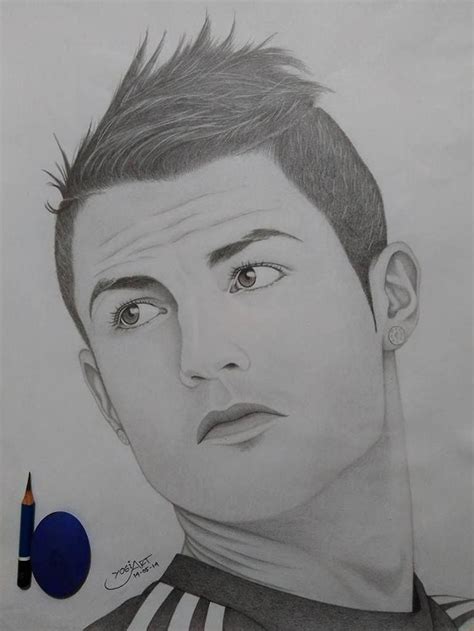 Cristiano Ronaldo Drawing | Sports drawings, Celebrity drawings, Ronaldo