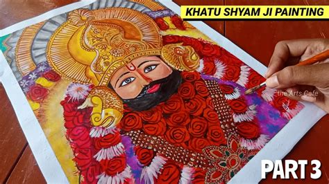 Khatu Shyam Ji Painting 😍 ️|| How to draw Baba Khatu Shyam🙏|| Part 3 - YouTube