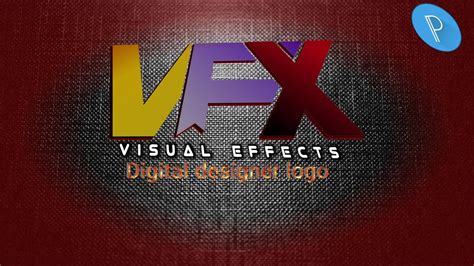 VFX logo design , Visual Effects Pixellab,[Digital designer logo] - YouTube