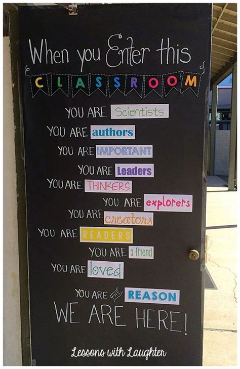 40 Excellent Classroom Decoration Ideas - Bored Art | Diy classroom decorations, Door ...