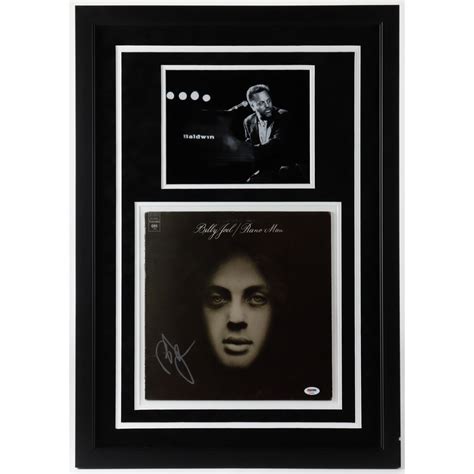 Billy Joel Signed 21.25x30.25 Custom Framed Vinyl Cover Display (PSA ...