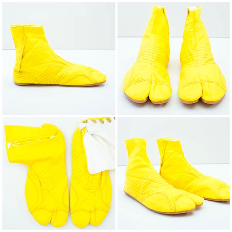 Okinawa Yellow Japonista Sole Jika Tabi Shoes | Tabi shoes, Diy shoes ...