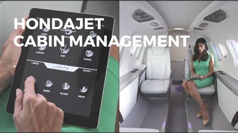 HondaJet Elite Cabin Management System - YouTube