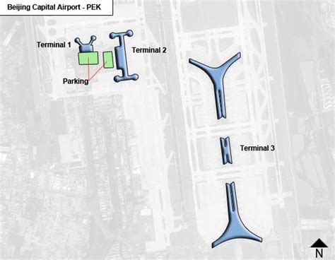 Beijing Capital Airport PEK Terminal 3 Map