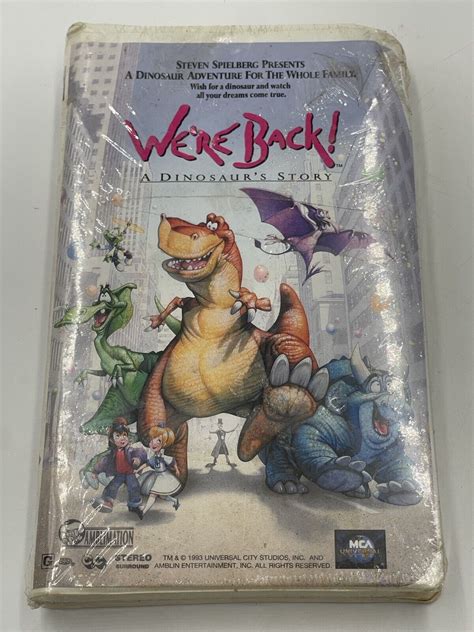 We’re Back! A Dinosaurs Story (VHS, 1994, Clamshell) NEW / FACTORY SEALED 96898128933 | eBay