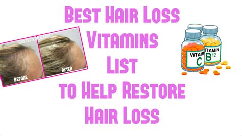 Vitamins Hair Loss, List to Help Restore Female Hair Thinning