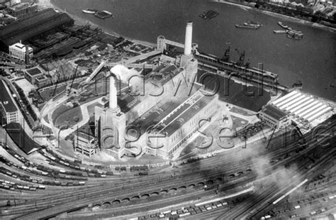 Battersea Power Station construction in process c 1936 – c1936 ...