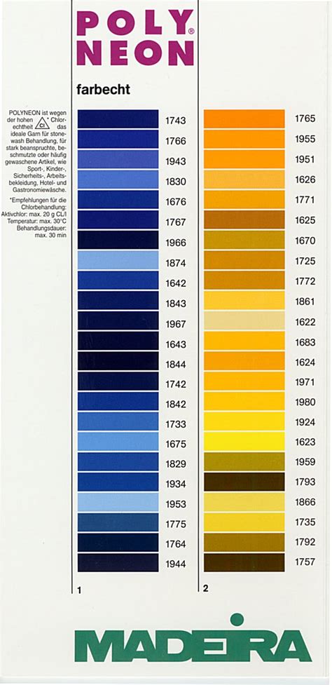 Madeira Thread Color Chart Pdf - Best Picture Of Chart Anyimage.Org