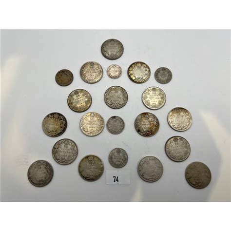 Canadian Sterling Silver Coins Various Years - Beck Auctions Inc.