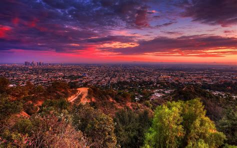 Los Angeles Sunset Wallpapers - Top Free Los Angeles Sunset Backgrounds ...