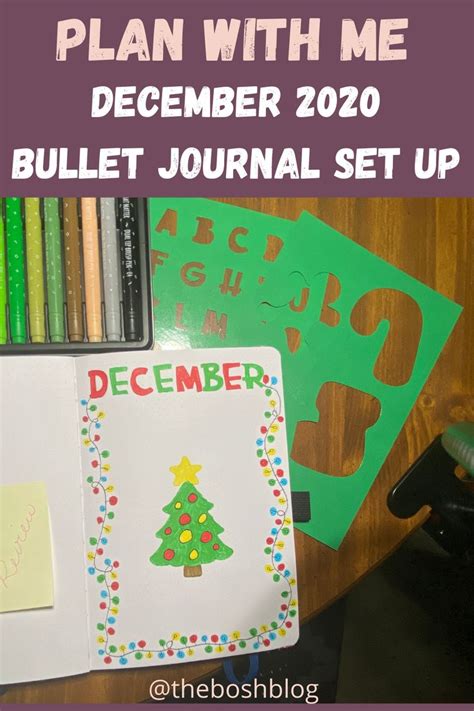 December 2024 Bullet Journal Set Up