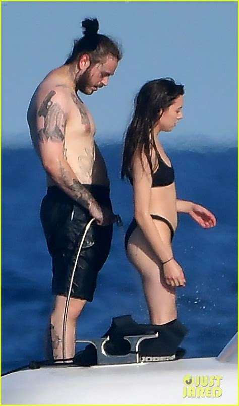 Post Malone Cozies Up to Mystery Woman on Yacht in France!: Photo 4136125 | Bikini, Post Malone ...