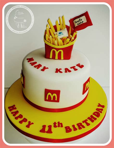 McDonalds chips Cake by Cáca Willis, Sligo | Birthday cake prices, Cool birthday cakes, Cake