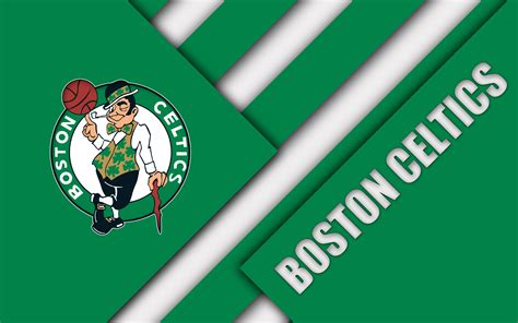 Download NBA Logo Basketball Boston Celtics Sports 4k Ultra HD Wallpaper