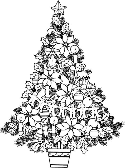 Christmas tree black and white christmas black and white clipart ...