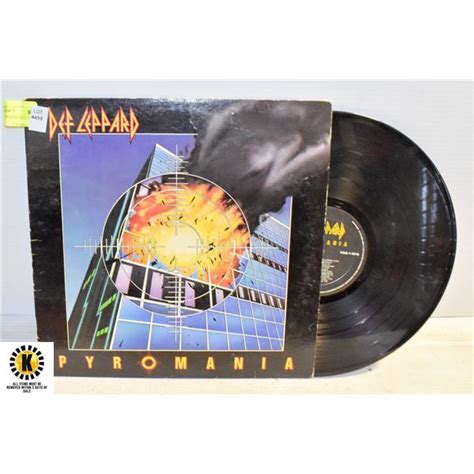 DEF LEPPARD - PYROMANIA VINYL RECORD