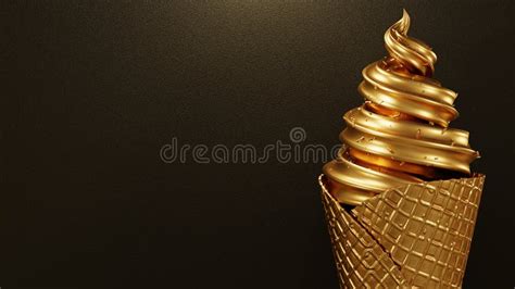 Ice Cream Cone Gold Stock Illustrations – 1,652 Ice Cream Cone Gold ...