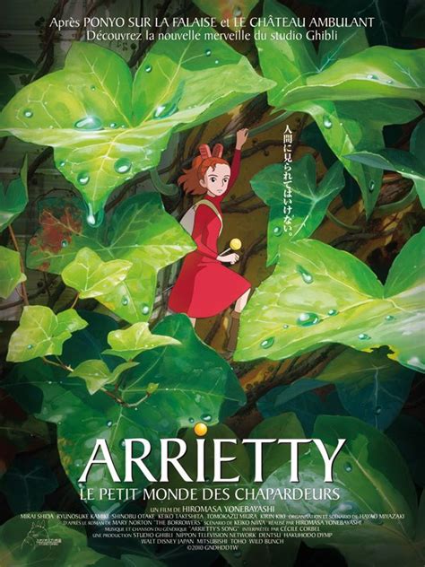 Ghibli Blog: Studio Ghibli, Animation and the Movies: Poster - The Borrower Arrietty