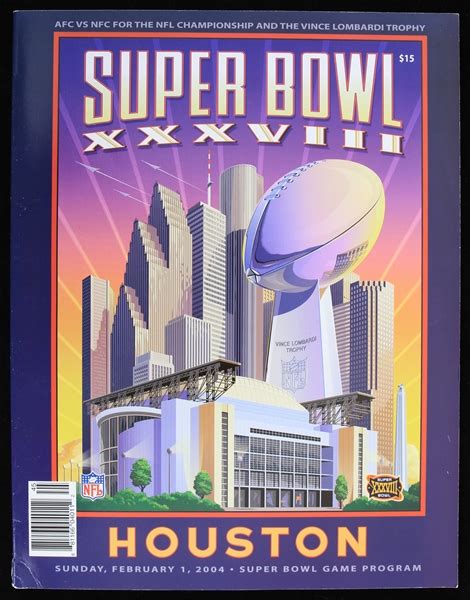 Lot Detail - 2004 New England Patriots Carolina Panthers Super Bowl ...