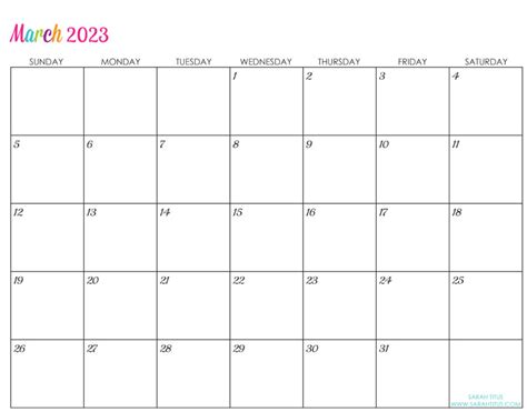 Customized Editable 2023 Free Printable Calendars | Welcome