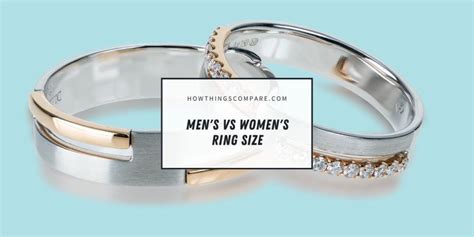 Men's vs Women's Ring Size: What Is The Difference? - howthingscompare.com