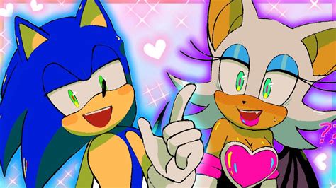 Rouge And Sonic Kiss