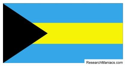 Bahamas flag. What does the Bahamas flag look like, mean, and represent?