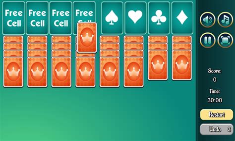 🕹️ Play Free Cell Solitaire Game Online: Free Online Freecell Solitaire ...