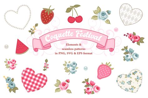 Coquette Svg Croquette Clipart Strawberry Svg Lemon Svg Cherry - Etsy