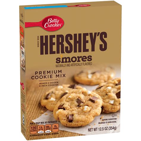 Betty CrockerÂ® Hershey's Cookie Mix S'mores 12.5 oz Box - Walmart.com ...