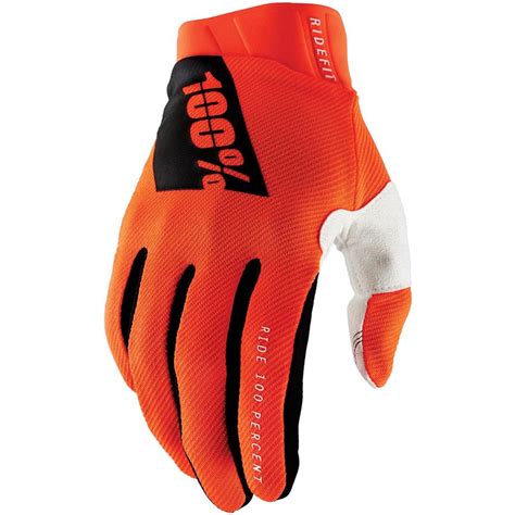 100% MTB Gloves Ridefit Fluo Orange | Maciag Offroad