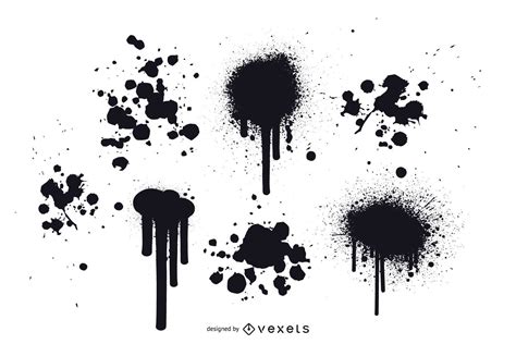 Brush Splatter Vector