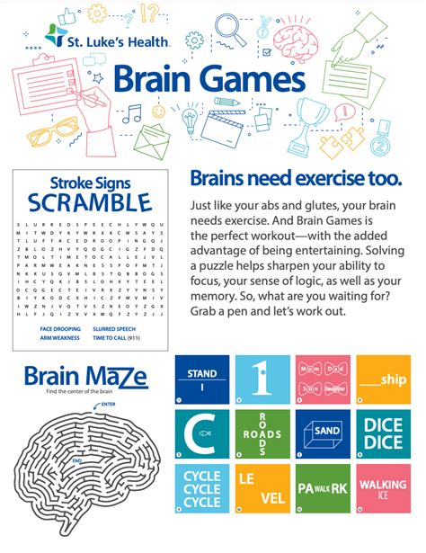 Can Brain Games Improve Cognitive Ability? | St. Luke's Health