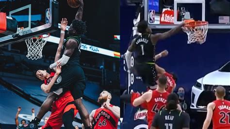 Anthony Edwards murders Yuta Watanabe with DUNK OF THE YEAR | 2020-21 ...