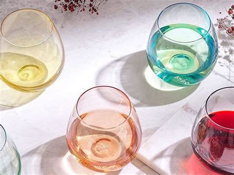 Amazon has the chicest colorful glassware section you need to know about