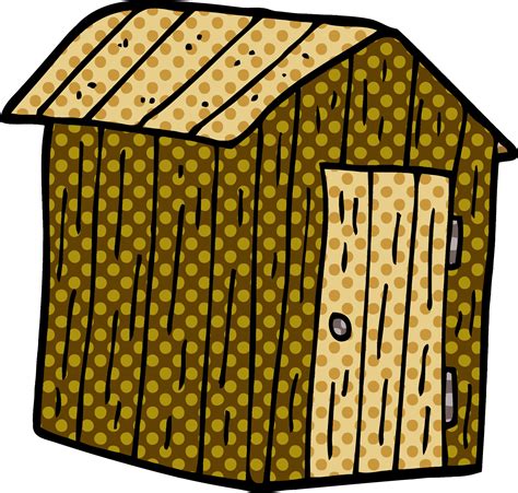 cartoon doodle wood shed 12150384 Vector Art at Vecteezy