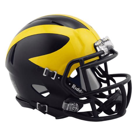 Michigan Wolverines Helmet Riddell Replica Mini Speed Style 2016 ...