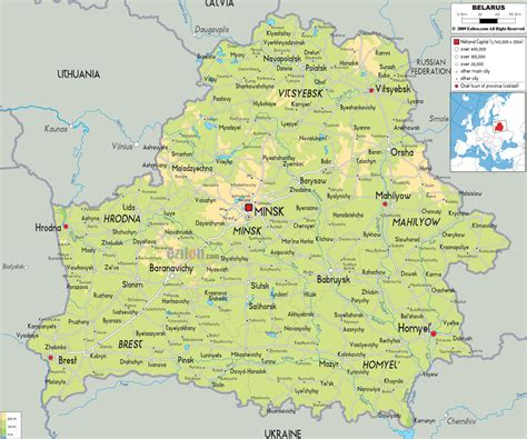 Maps of Belarus | Map Library | Maps of the World