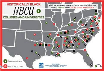 HBCU (Historically Black Colleges and Universities) Interactive Map