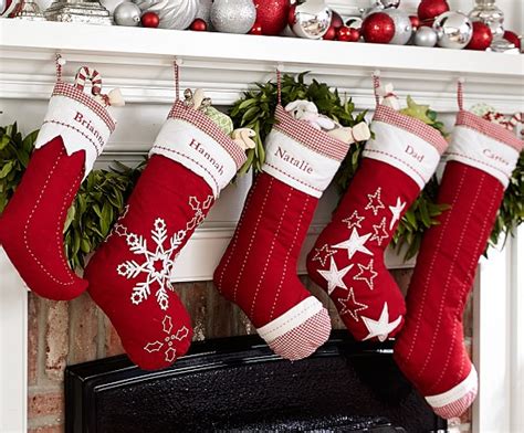 Pottery Barn Kids Quilted Stockings for $18 - Shipped