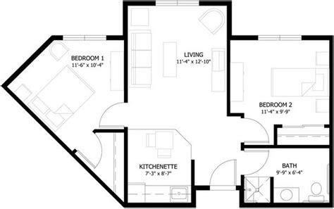 Pine Crest Village: Floor Plans | Floor plans, How to plan, Studio apartment plan