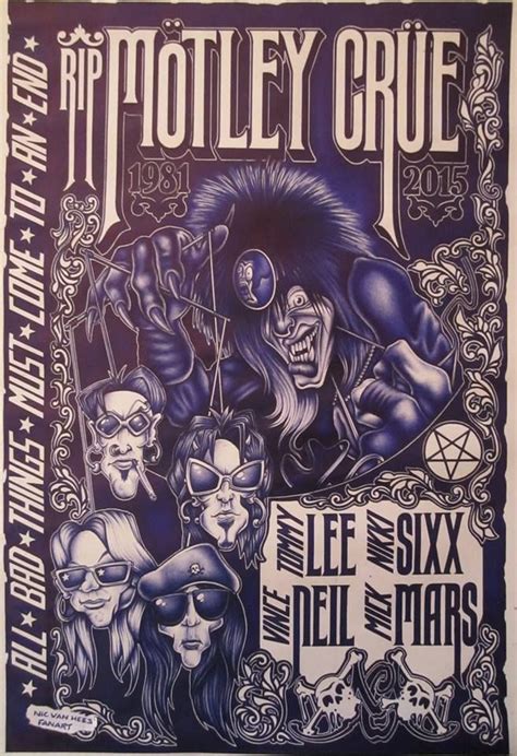 Pin by Derek Sherman on MOTLEY F#*%^$G CRUE | Rock n roll art, Motley ...