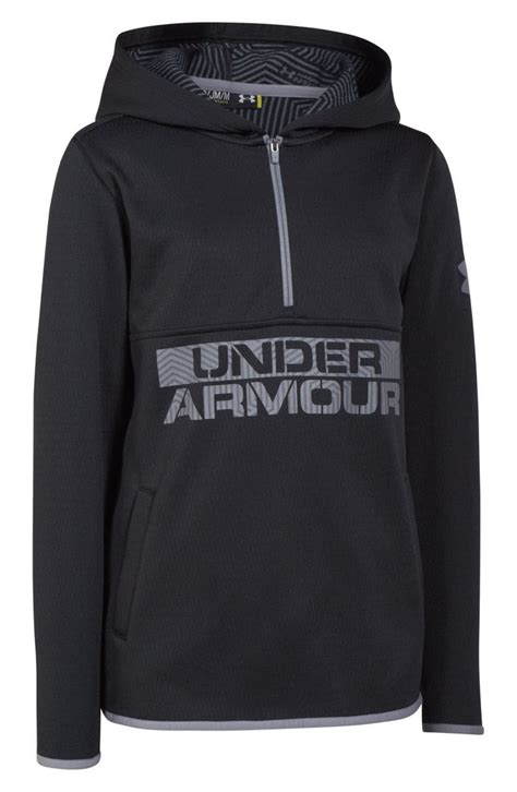 Under Armour ColdGear® Infrared Quarter Zip Hoodie (Big Boys) | Nordstrom