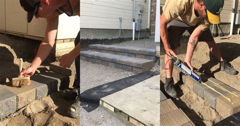 How to Install Steps With Retaining Wall Blocks — Hilgersom Inc.