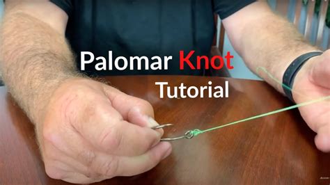 How to Tie a Palomar Knot | Tutorial - YouTube
