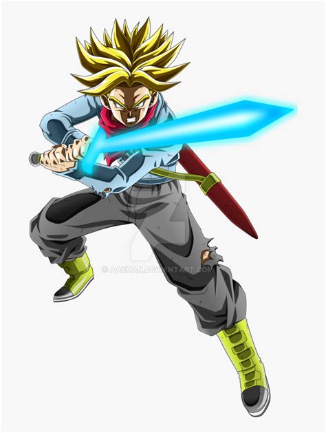 Future Trunks Super Saiyan - Super Saiyan Trunks Sword, HD Png Download ...