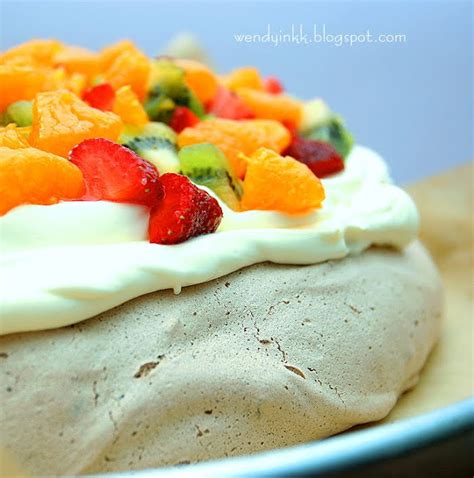 Table for 2.... or more: Mixed Fruits Chocolate Pavlova
