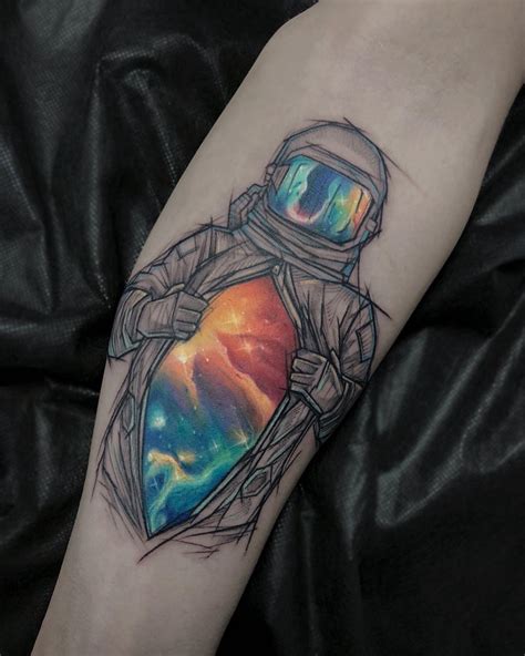 30 Out of this World Astronaut Tattoo Ideas for Men & Women in 2023