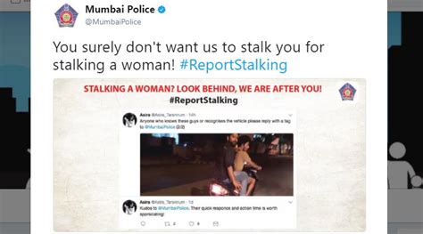 Mumbai Police catches stalkers after girl tweets out; shares important ...