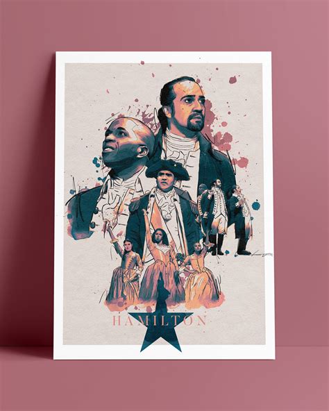 Hamilton Musical Poster - Etsy